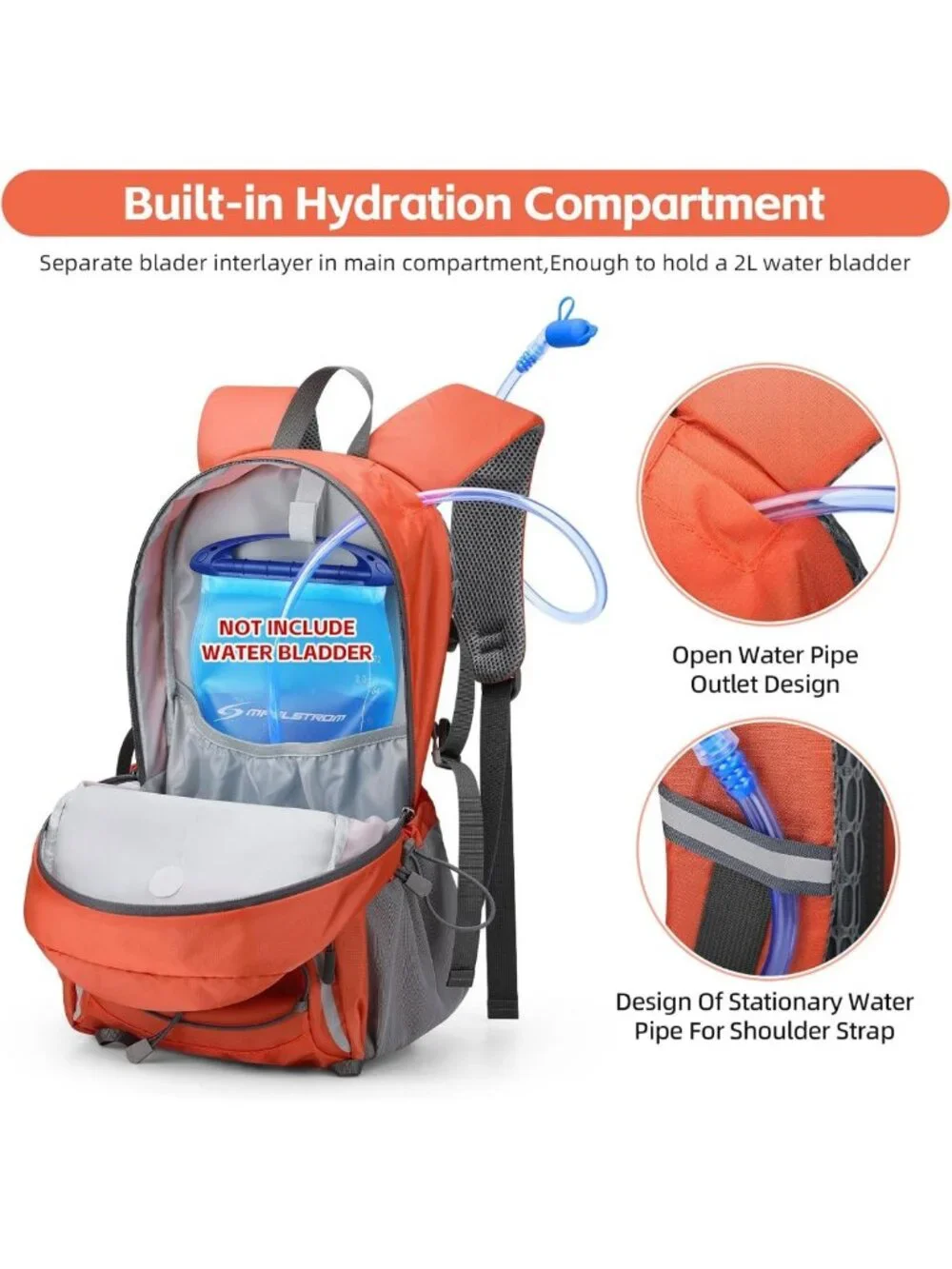 Lightweight 20L Waterproof Hiking Backpack | Tear-Resistant, Multi-Compartment